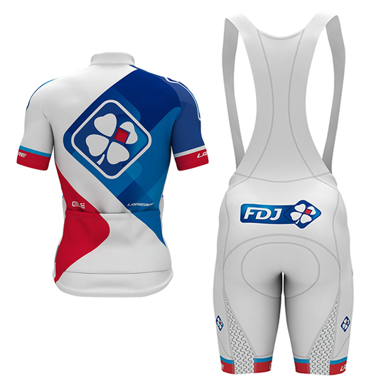 Maglia FDJ Manica Corta 2017 bianco